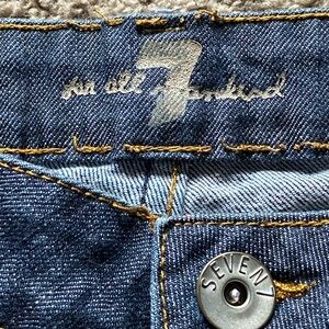 7 For All Mankind Denim Stitch Detail